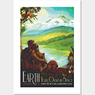 Earth: Your Oasis in Space Posters and Art